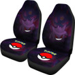 Gengar Pokemon Car Seat Covers Anime Car Accessories Custom For Fans AA22102502
