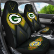 Green Bay Packers Car Seat Covers NFL Car Accessories Custom For Fans AA22102401