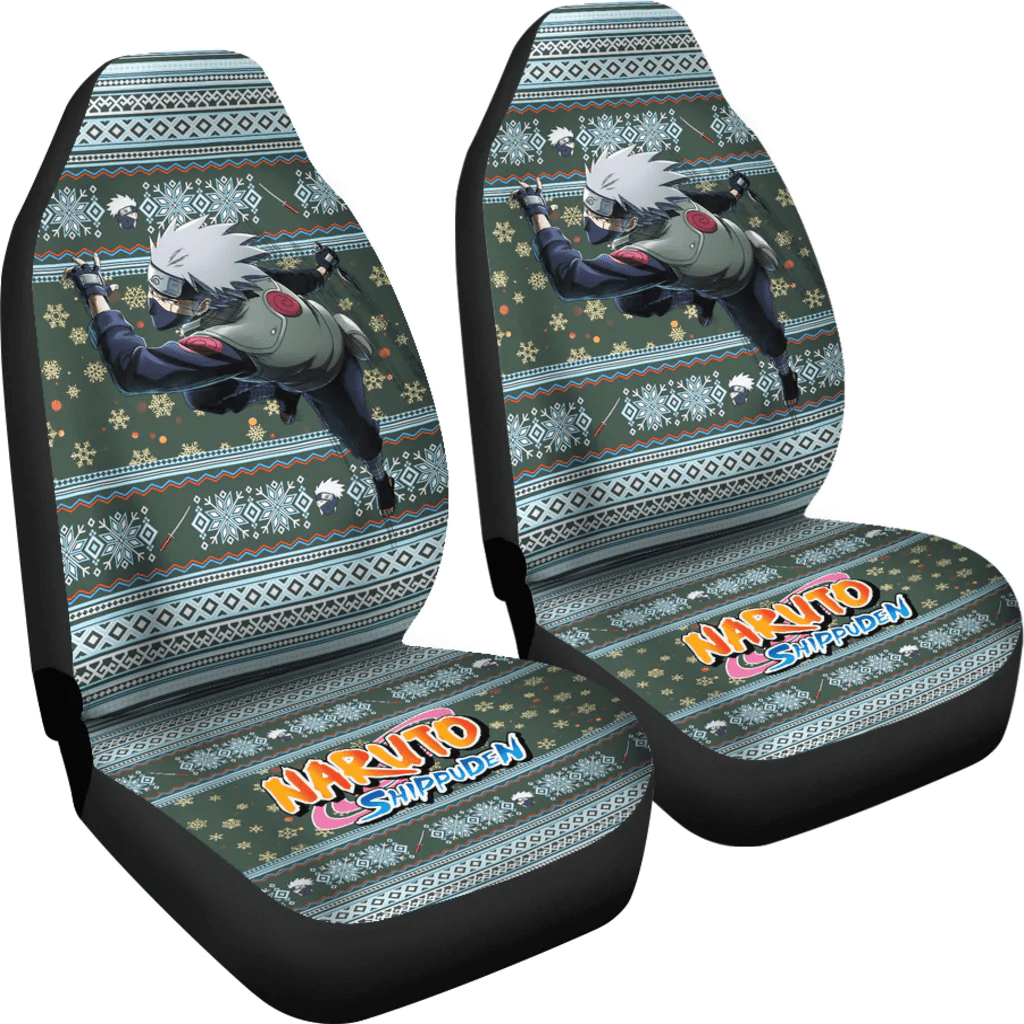 Kakashi Hatake Naruto Christmas Car Seat Covers Anime Car Accessories Custom For Fans AA22110304