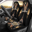 New Orleans Saints American Football Club Skull Car Seat Covers NFL Car Accessories Custom For Fans AA22111111