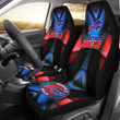 Buffalo Bills American Football Club Skull Car Seat Covers NFL Car Accessories Custom For Fans AA22111106