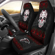Atlanta Falcons American Football Club Skull Car Seat Covers NFL Car Accessories Custom For Fans AA22111707