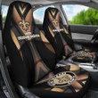 New Orleans Saints American Football Club Skull Car Seat Covers NFL Car Accessories Custom For Fans AA22111111