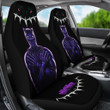 Black Panther Wakanda Forever Car Seat Covers NFL Car Accessories Custom For Fans AA22111704