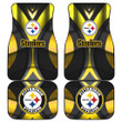Pittsburgh Steelers American Football Club Skull Car Floor Mats NFL Car Accessories Custom For Fans AA22111115