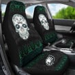Philadelphia Eagles American Football Club Skull Car Seat Covers NFL Car Accessories Custom For Fans AA22111702