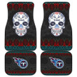 Tennessee Titans American Football Club Skull Car Floor Mats NFL Car Accessories Custom For Fans AA22111601