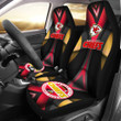 Kansas City Chiefs American Football Club Skull Car Seat Covers NFL Car Accessories Custom For Fans AA22111106