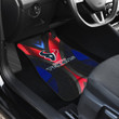 Houston Texans American Football Club Skull Car Floor Mats NFL Car Accessories Custom For Fans AA22111104