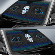 Carolina Panthers American Football Club Skull Car Sun Shade NFL Car Accessories Custom For Fans AA22111609