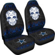 Dallas Cowboys American Football Club Skull Car Seat Covers NFL Car Accessories Custom For Fans AA22111711