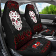 Tampa Bay Buccaneers American Football Club Skull Car Seat Covers NFL Car Accessories Custom For Fans AA22111712
