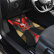 San Francisco 49ers American Football Club Skull Car Floor Mats NFL Car Accessories Custom For Fans AA22111116
