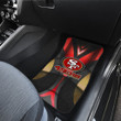 San Francisco 49ers American Football Club Skull Car Floor Mats NFL Car Accessories Custom For Fans AA22111116