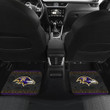Baltimore Ravens American Football Club Skull Car Floor Mats NFL Car Accessories Custom For Fans AA22111703