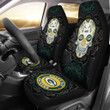 Green Bay Packers Car Seat Covers NFL Skull Mandala New Style Car For Fan Ph221109-12