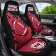 Tampa Bay Buccaneers Car Seat Covers Fire Ball Flying NFL Sport Custom For Fan Ph221119-28