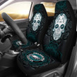 Philadelphia Eagles Car Seat Covers NFL Skull Mandala New Style Car For Fan Ph221109-26