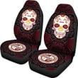 Washington Commanders Car Seat Covers NFL Skull Mandala New Style Car For Fan Ph221109-32