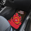 Kansas City Chiefs Car Floor Mats Fire Ball Flying NFL Sport Custom For Fan Ph221121-15