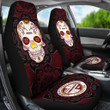 Washington Commanders Car Seat Covers NFL Skull Mandala New Style Car For Fan Ph221109-32