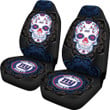 New York Giants Car Seat Covers NFL Skull Mandala New Style Car For Fan Ph221109-23