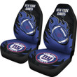 New York Giants Car Seat Covers Fire Ball Flying NFL Sport Custom For Fan Ph221119-22