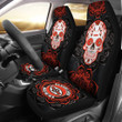 Cleveland Browns Car Seat Covers NFL Skull Mandala New Style Car For Fan Ph221109-08