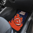 Denver Broncos Car Floor Mats Fire Ball Flying NFL Sport Custom For Fan Ph221121-10