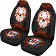 Cincinnati Bengals Car Seat Covers NFL Skull Mandala New Style Car For Fan Ph221109-07