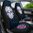 Buffalo Bills Car Seat Covers NFL Skull Mandala New Style Car For Fan Ph221109-04