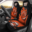 Cincinnati Bengals Car Seat Covers Fire Ball Flying NFL Sport Custom For Fan Ph221119-07