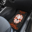 Cincinnati Bengals Car Floor Mats NFL Skull Mandala Car For Fan