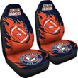 Denver Broncos Car Seat Covers Fire Ball Flying NFL Sport Custom For Fan Ph221119-10