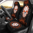 Chicago Bears Car Seat Covers NFL Skull Mandala New Style Car For Fan Ph221109-06