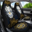 Notre Dame Fighting Irish Car Seat Covers NFL Skull Mandala Car For Fan