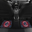 Houston Texans Car Floor Mats NFL Skull Mandala New Style Car For Fan Ph221109-13a