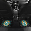 Miami Dolphins Car Floor Mats NFL Skull Mandala New Style Car For Fan Ph221109-19a