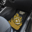 Pittsburgh Steelers Car Floor Mats Fire Ball Flying NFL Sport Custom For Fan Ph221121-25