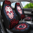 Houston Texans Car Seat Covers NFL Skull Mandala New Style Car For Fan Ph221109-13