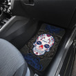 New England Patriots Car Floor Mats NFL Skull Mandala New Style Car For Fan Ph221109-21a