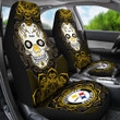 Pittsburgh Steelers Car Seat Covers NFL Skull Mandala New Style Car For Fan Ph221109-27