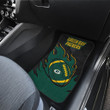 Green Bay Packers Car Floor Mats Fire Ball Flying NFL Sport Custom For Fan Ph221121-12