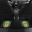 Green Bay Packers Car Floor Mats Fire Ball Flying NFL Sport Custom For Fan Ph221121-12