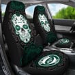 New York Jets Car Seat Covers NFL Skull Mandala New Style Car For Fan Ph221109-24