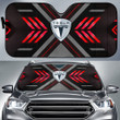 Tesla Symbol Car Sun Shade Automotive Car Accessories Custom For Fans AA22122004