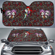 Jack And Sally Valentine Nightmare Before Christmas Car Sun Shade Cartoon Car Accessories Custom For Fans AA22121601