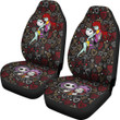 Jack And Sally Valentine Nightmare Before Christmas Car Seat Covers Cartoon Car Accessories Custom For Fans AA22121601