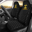 Chanel Symbol Car Seat Covers Fashion Car Accessories Custom For Fans AA22122302
