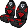 Tesla Symbol Car Seat Covers Automotive Car Accessories Custom For Fans AA22122001